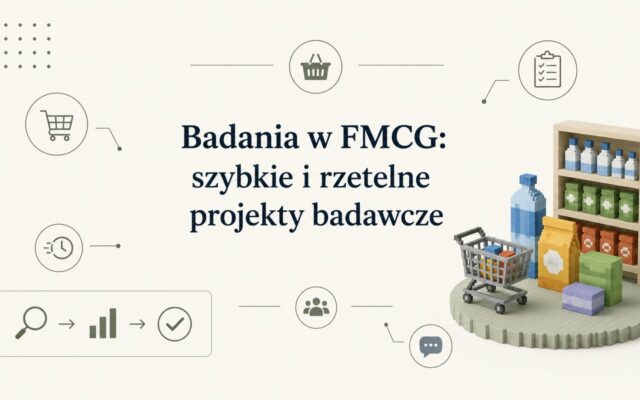 Badania w FMCG: jak fast-moving categories wymagają szybkich, ale rzetelnych projektów badawczych