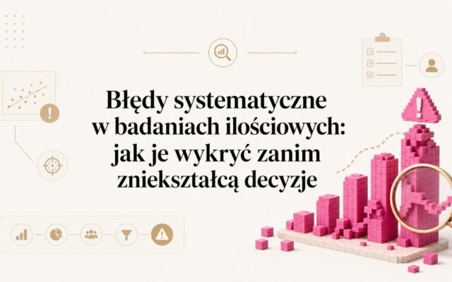 Błędy systematyczne w badaniach ilościowych: jak je wykryć zanim zniekształcą decyzje