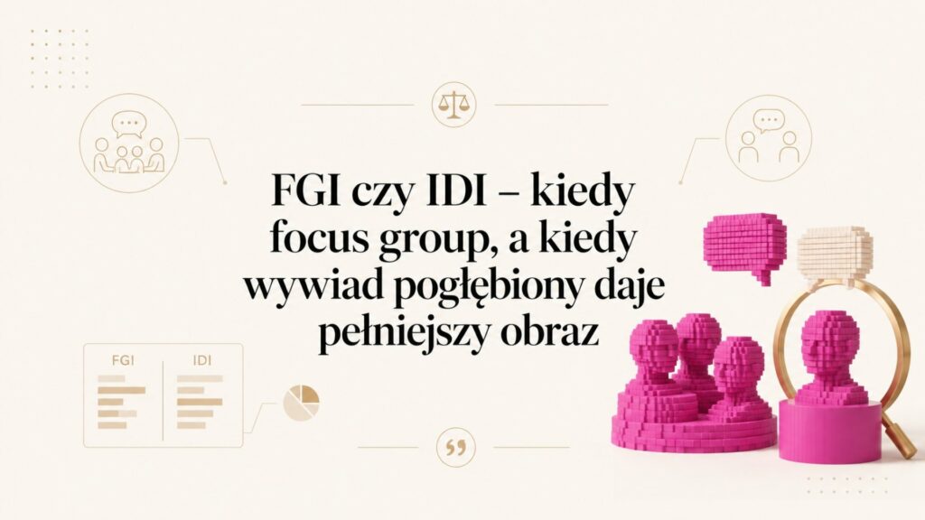 FGI czy IDI - jak wybrać metodę
