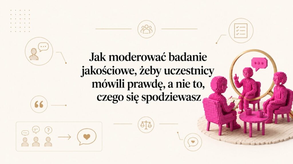 Jak moderować badanie jakościowe?
