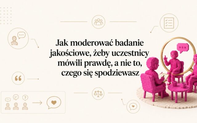 Jak moderować badanie jakościowe, żeby uczestnicy mówili prawdę, a nie to, czego się spodziewasz