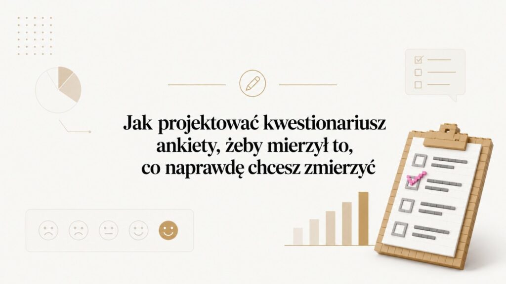 Jak projektować kwestionariusz ankiety?