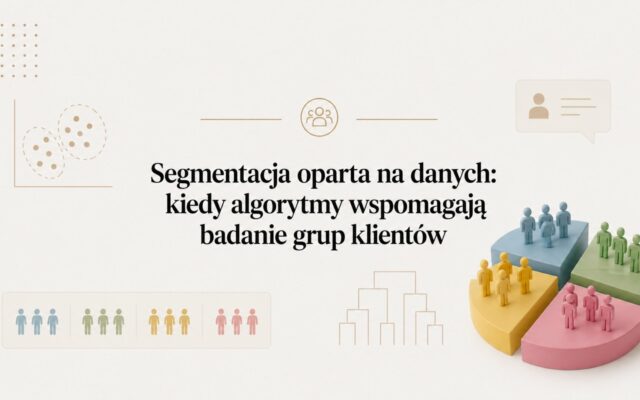 Segmentacja oparta na danych: kiedy algorytmy wspomagają badanie grup klientów