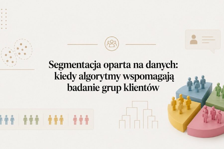 Segmentacja oparta na danych: kiedy algorytmy wspomagają badanie grup klientów