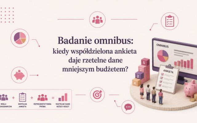 Badanie omnibus: kiedy współdzielona ankieta daje rzetelne dane mniejszym budżetem?
