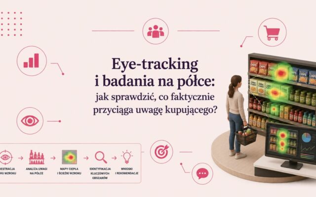 Eye-tracking i badania na półce: jak sprawdzić, co faktycznie przyciąga uwagę kupującego?
