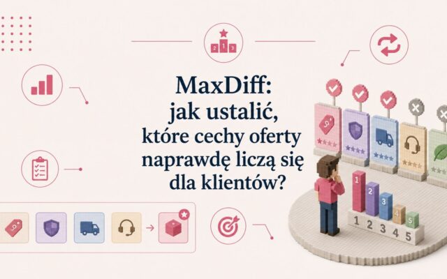 MaxDiff: jak ustalić, które cechy oferty naprawdę liczą się dla klientów?
