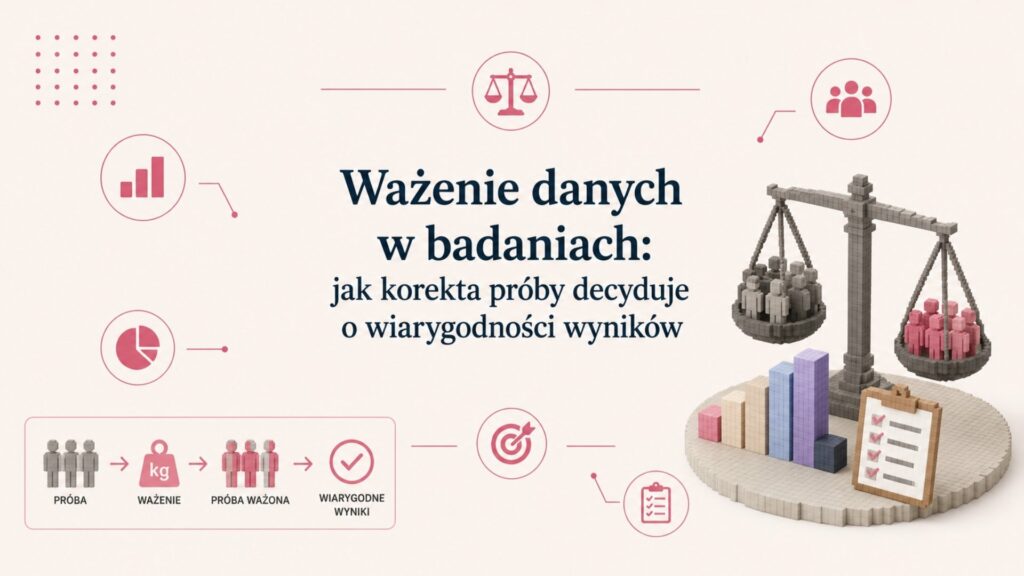 Ważenie danych w badaniach - jak i po co?