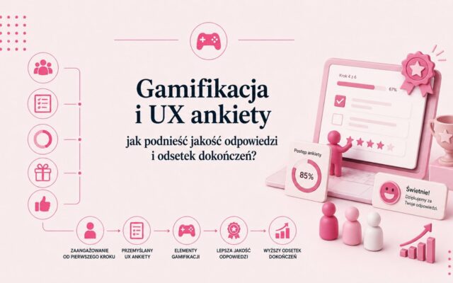 Gamifikacja i UX ankiety: jak podnieść jakość odpowiedzi i odsetek dokończeń?