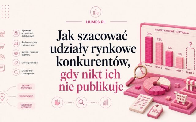 Jak szacować udziały rynkowe konkurentów, gdy nikt ich nie publikuje