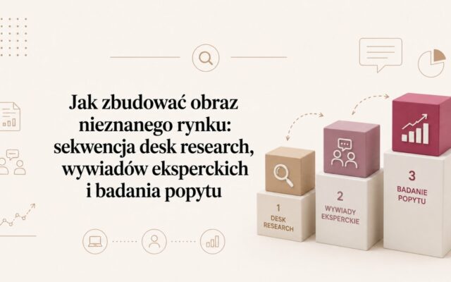 Jak zbudować obraz nieznanego rynku: sekwencja desk research, wywiadów eksperckich i badania popytu